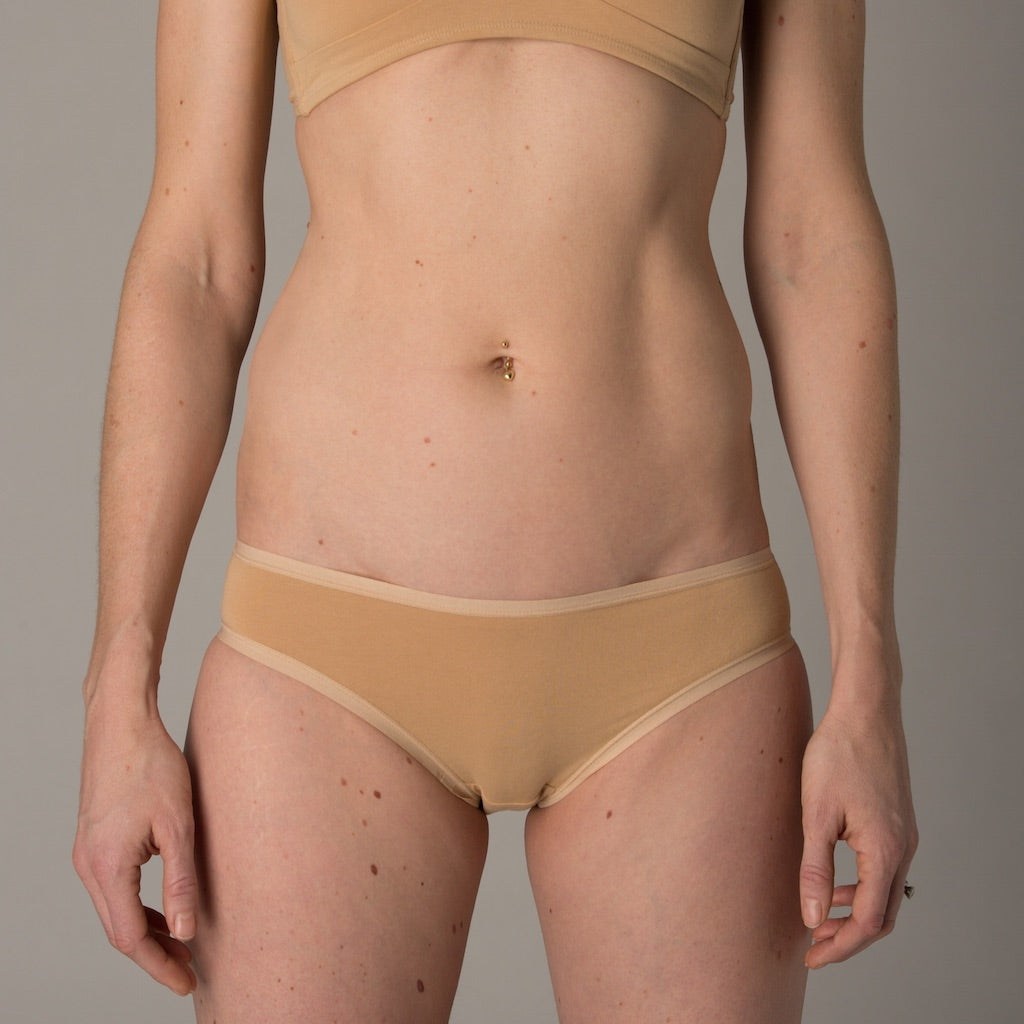 Women's nude bikini - front view