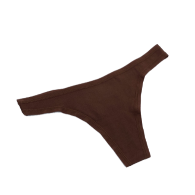 Chestnut Thong Front - white background