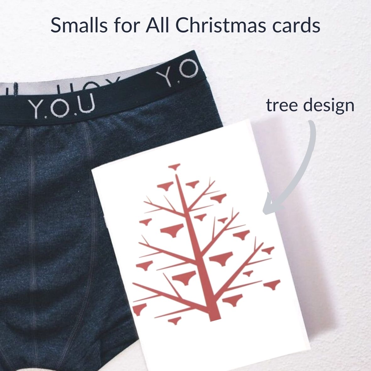 Christmas cards - Christmas tree design - pack of 10.