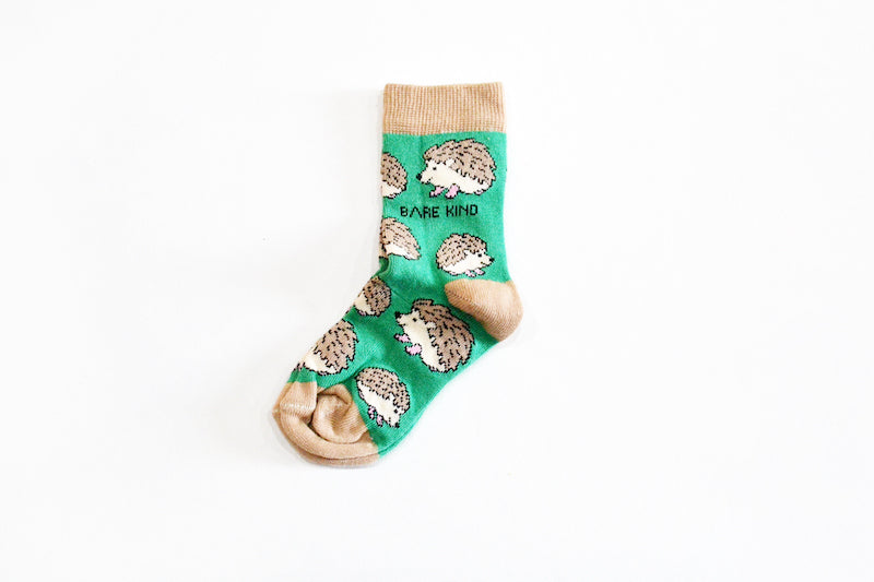 Bare Kind Bamboo Children's Socks - Save the Hedgehog