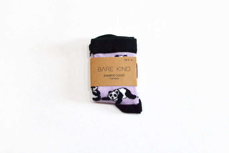 Bare Kind Bamboo Children's Socks - Save the Panda