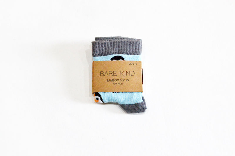 Bare Kind Bamboo Children's Socks - Save the Penguins