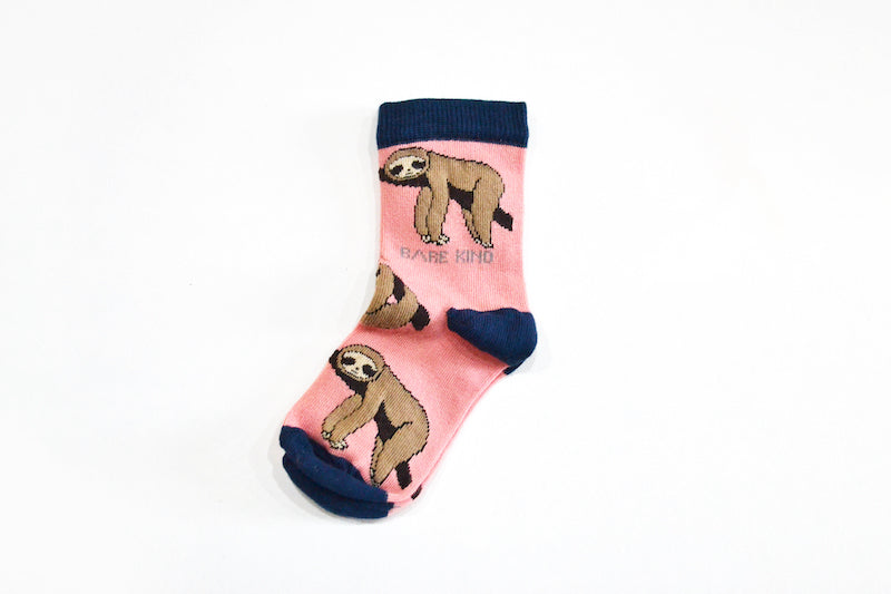 Bare Kind Bamboo Children's Socks - Save the Sloths