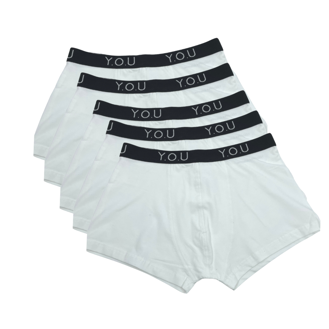 men's pack of 5 in white