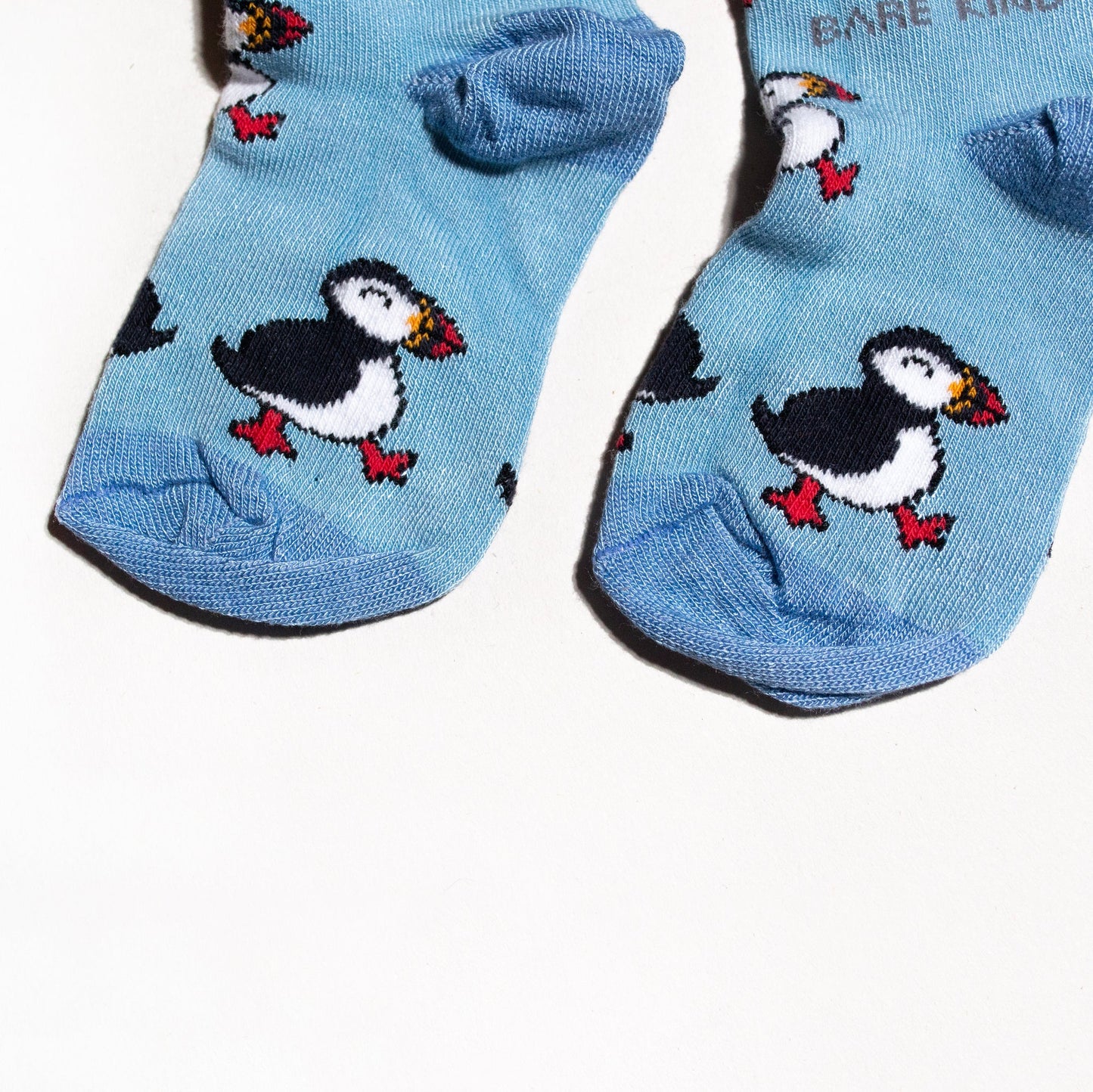 Bare Kind Bamboo Children's Socks - Save the Puffins