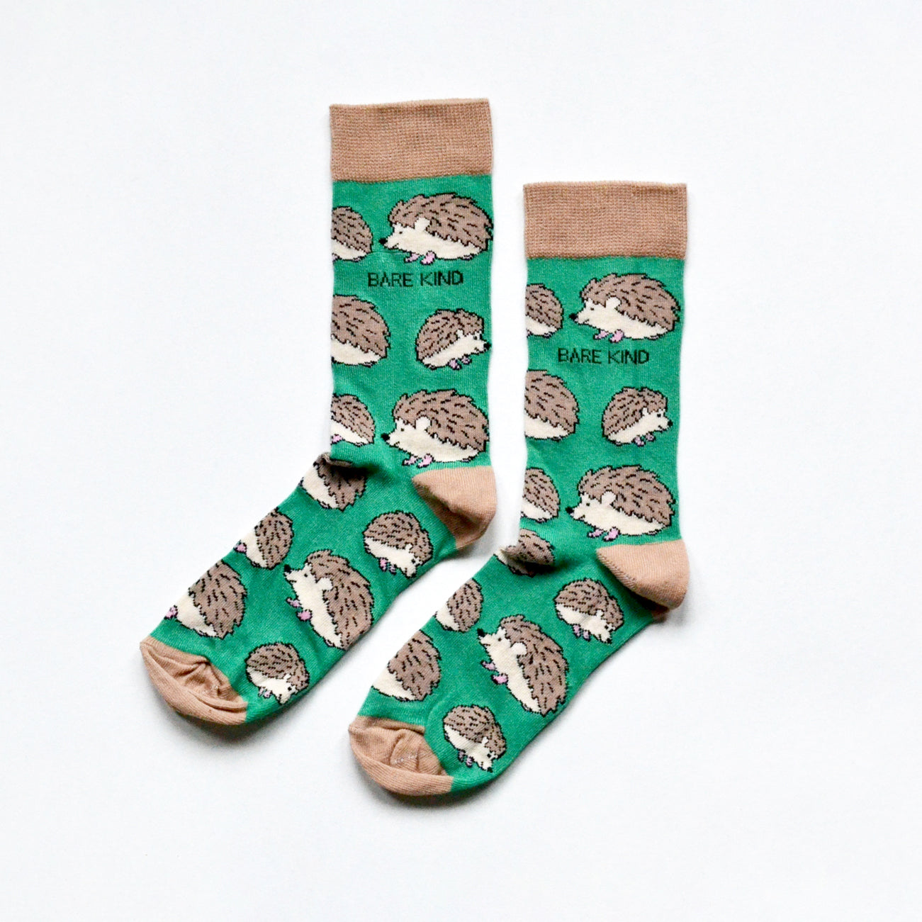 Bare Kind Bamboo Socks - Save the Hedgehog (brown)
