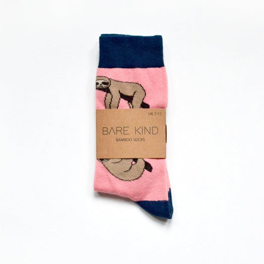 Bare Kind Bamboo Socks - Save the Sloth