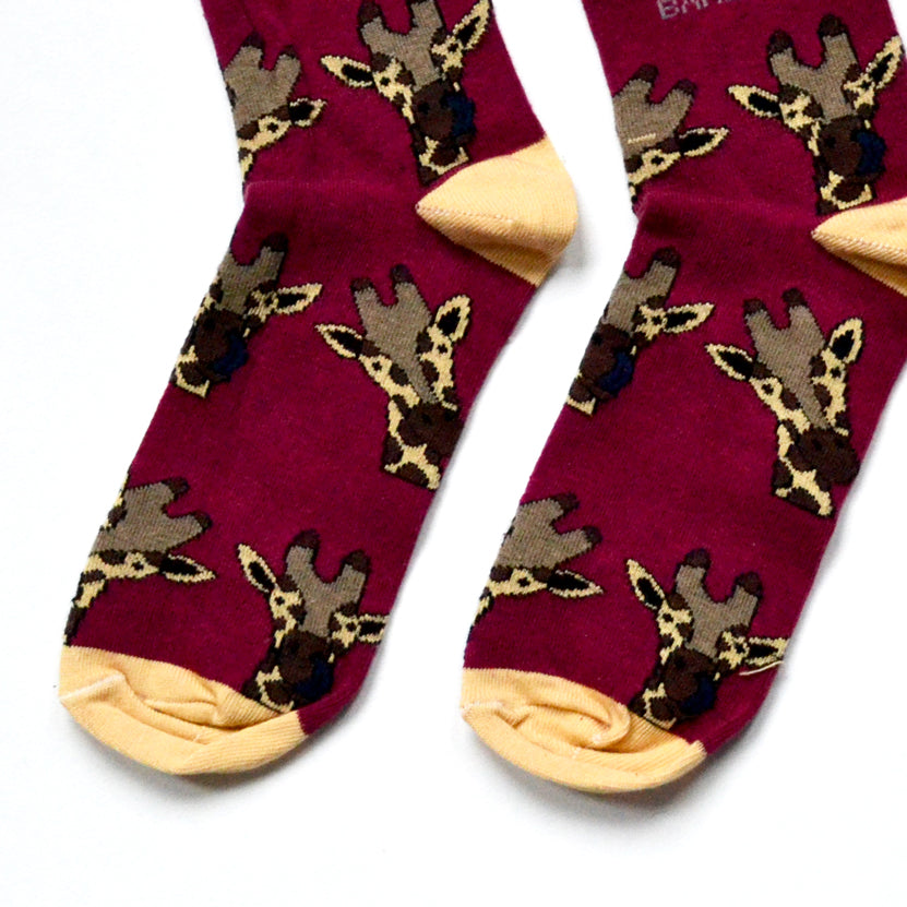 Bare Kind Bamboo Socks - Save the Giraffes