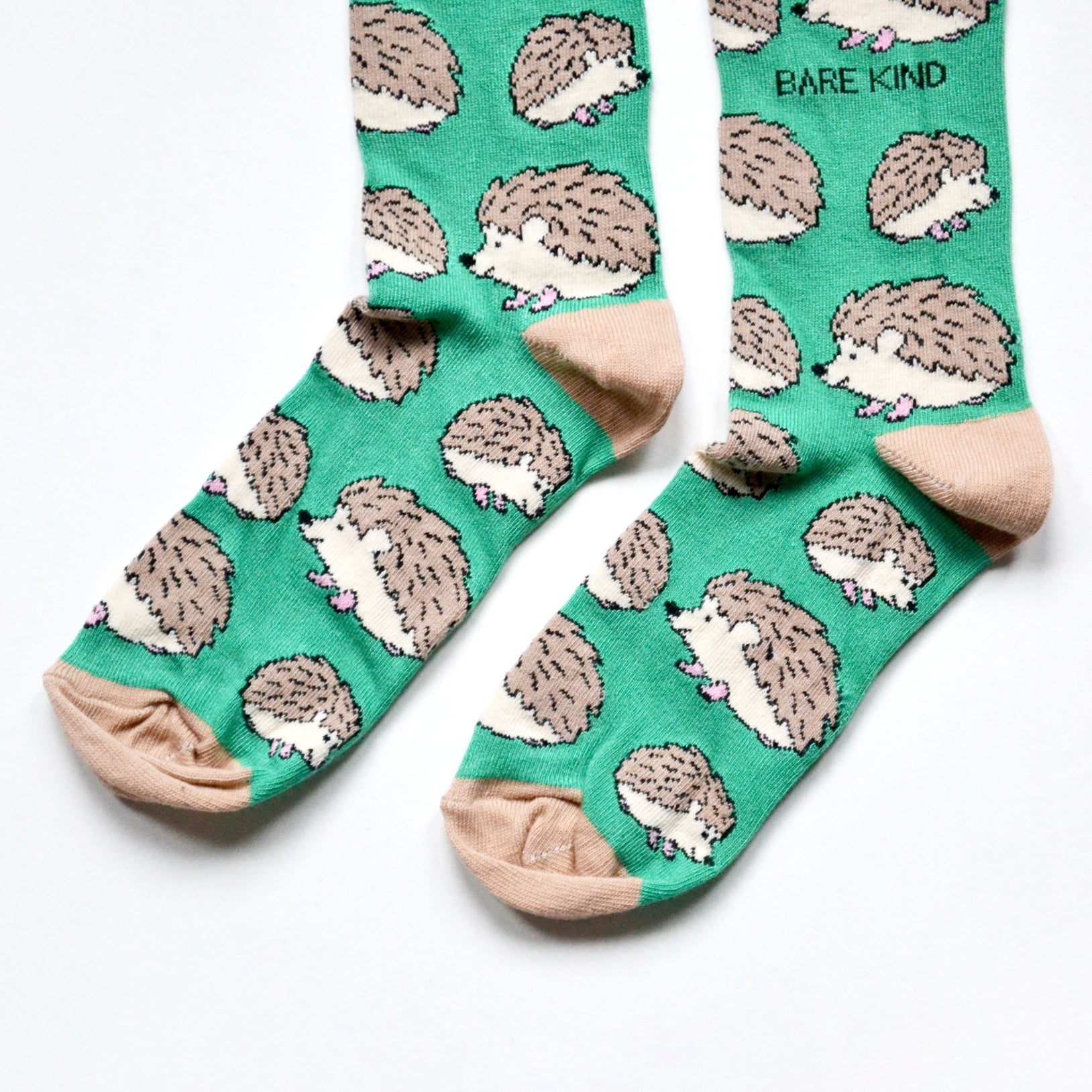 Bare Kind Bamboo Socks - Save the Hedgehog (brown)