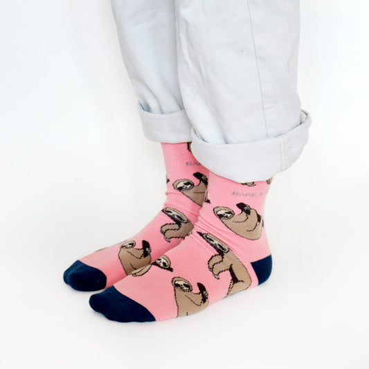 Bare Kind Bamboo Socks - Save the Sloth