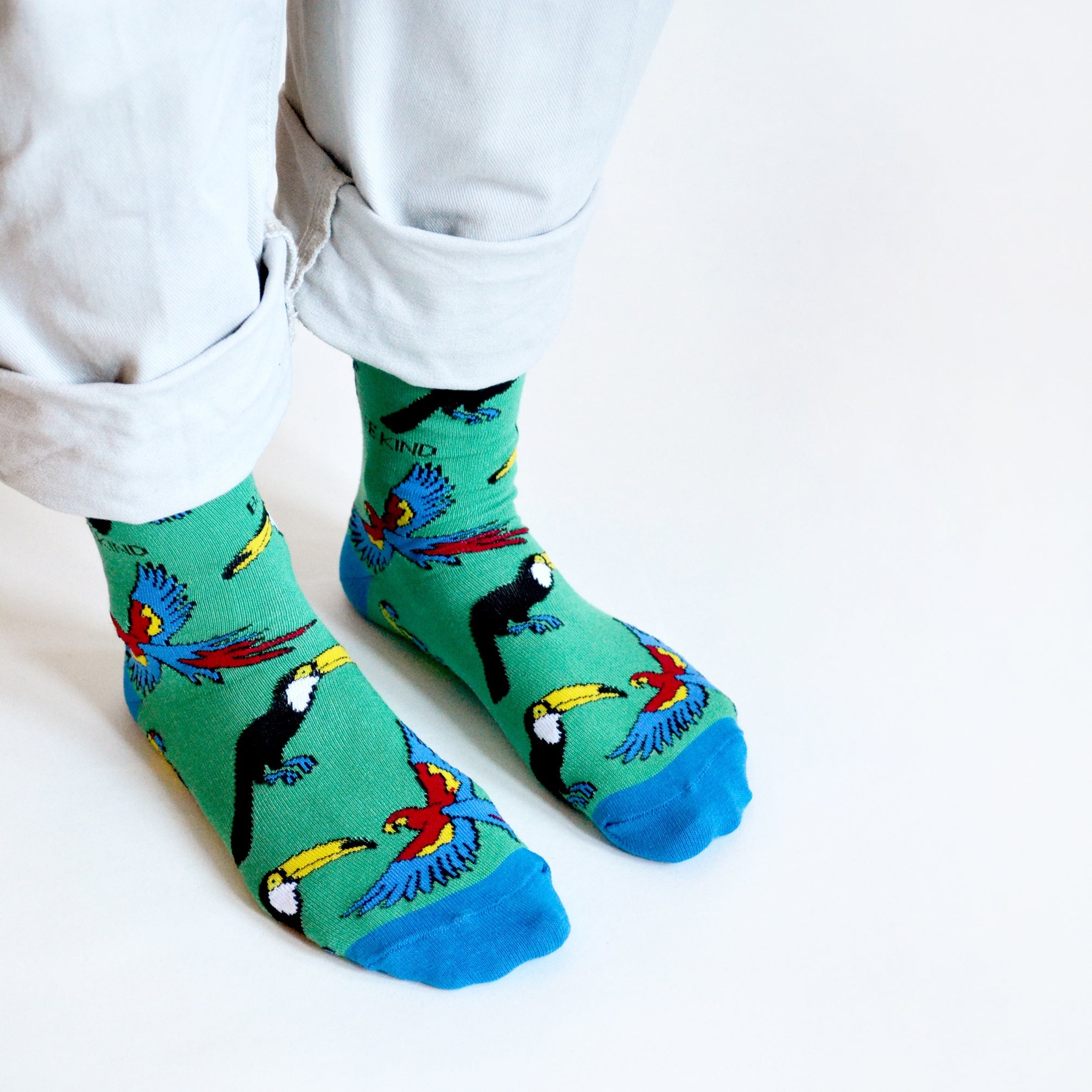 Bare Kind Bamboo Socks - Save the Toucans