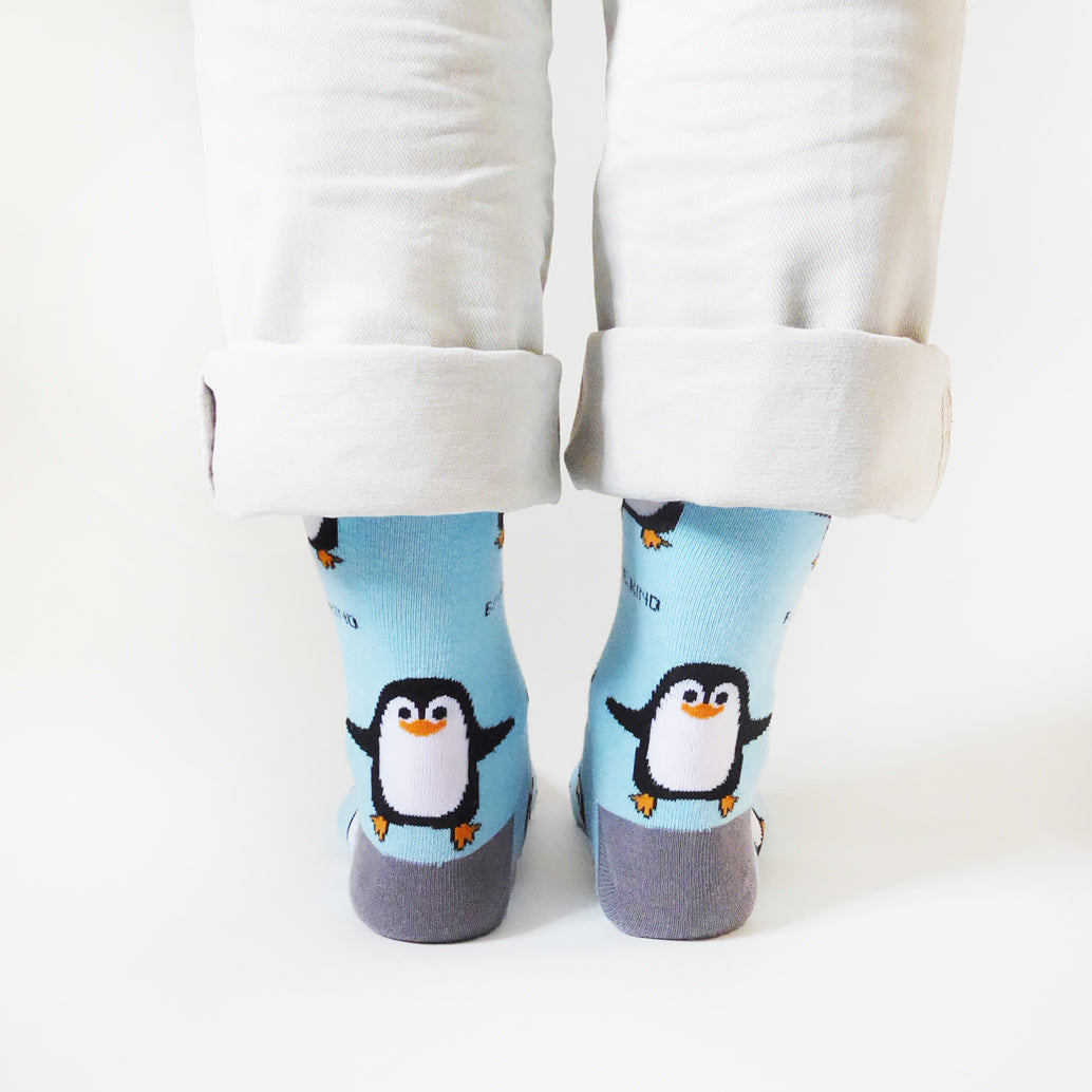 Bare Kind Bamboo Socks - Save the Penguins