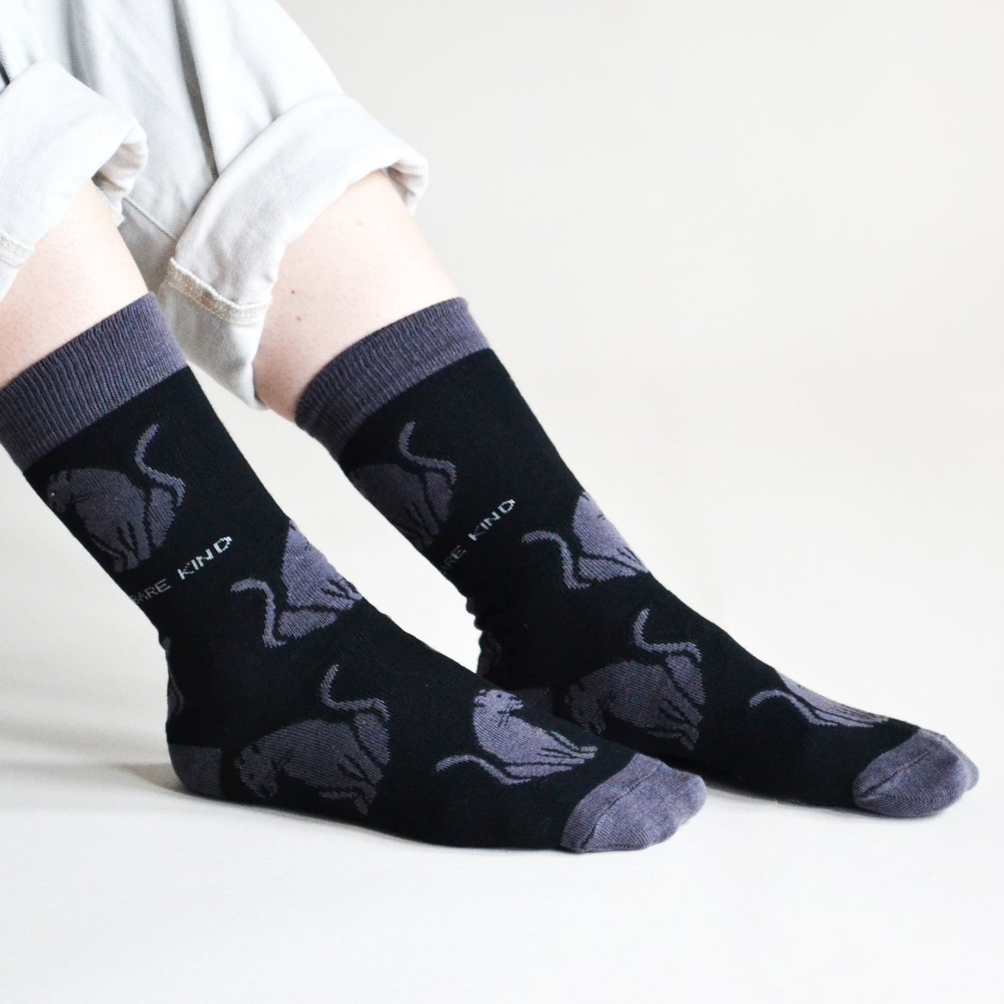 Bare Kind Bamboo Socks - Save the Black Panther