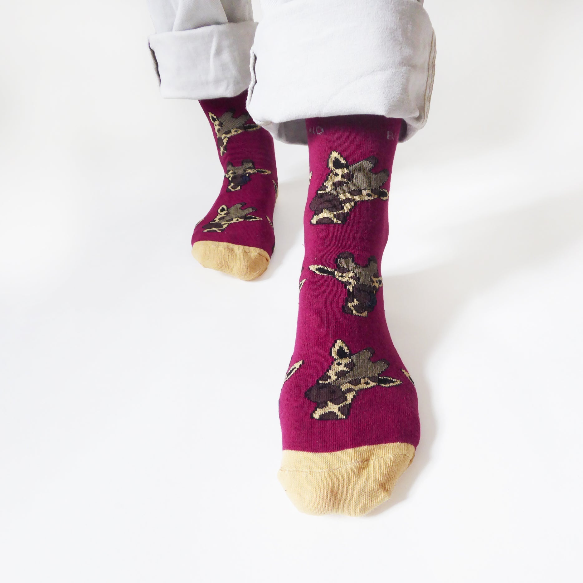 Bare Kind Bamboo Socks - Save the Giraffes