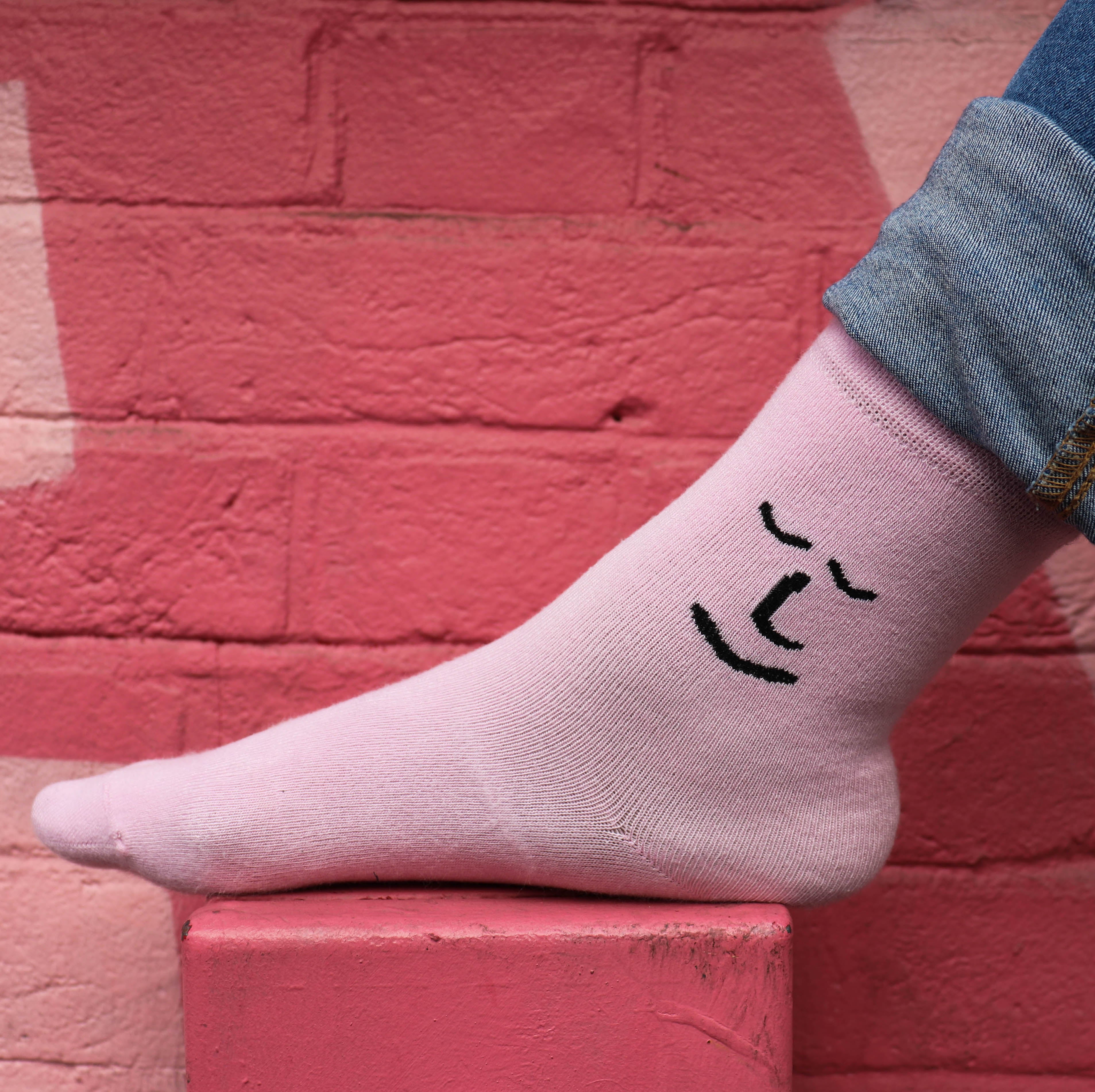 Leiho Bamboo Socks - Think Pink