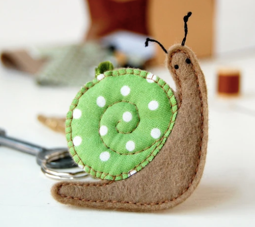Make Your Own Snail Keyring Craft Kit
