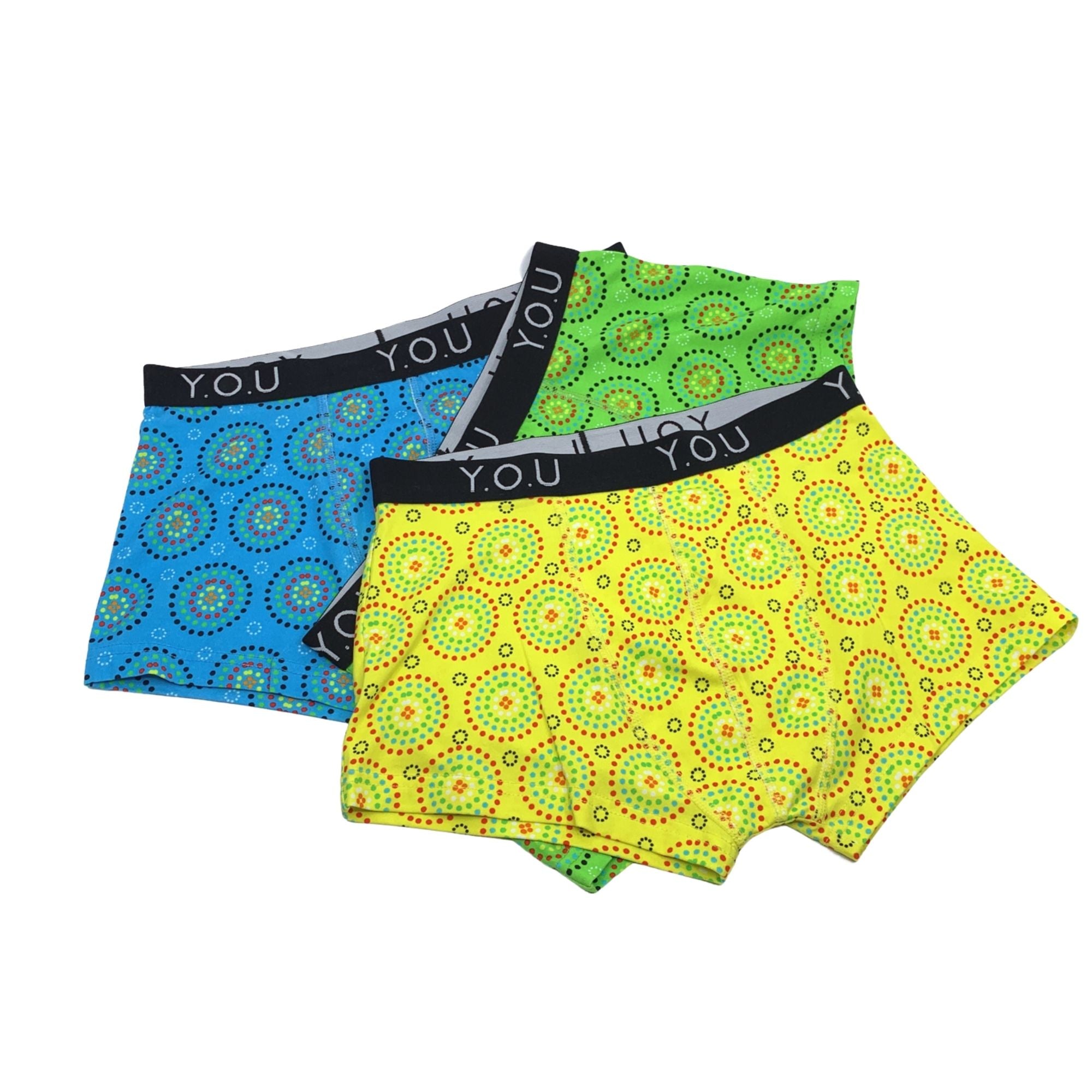 Men's Organic Cotton Mara Hipster Trunks - pack of 3