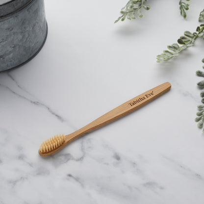 neutral coloured sustainable toothbrushe