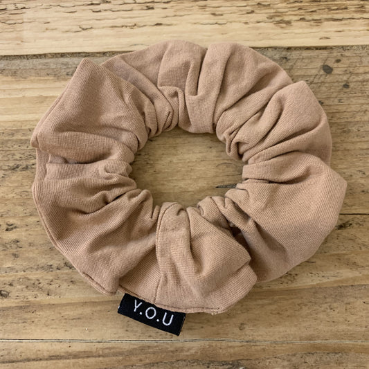 Y.O.U Organic Cotton Scrunchies with Eco Elastic - plain colours