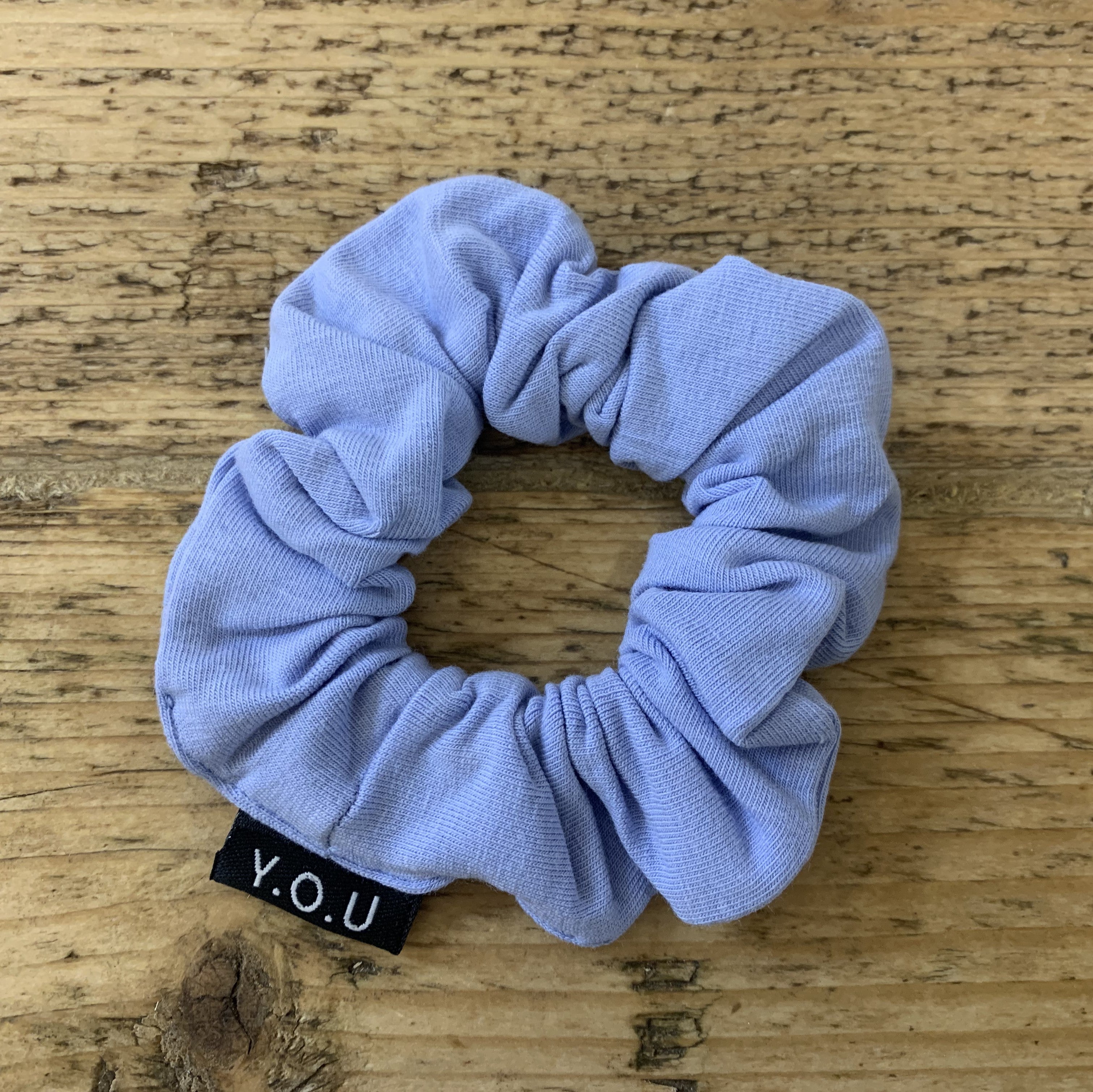 Y.O.U Organic Cotton Scrunchies with Eco Elastic - plain colours