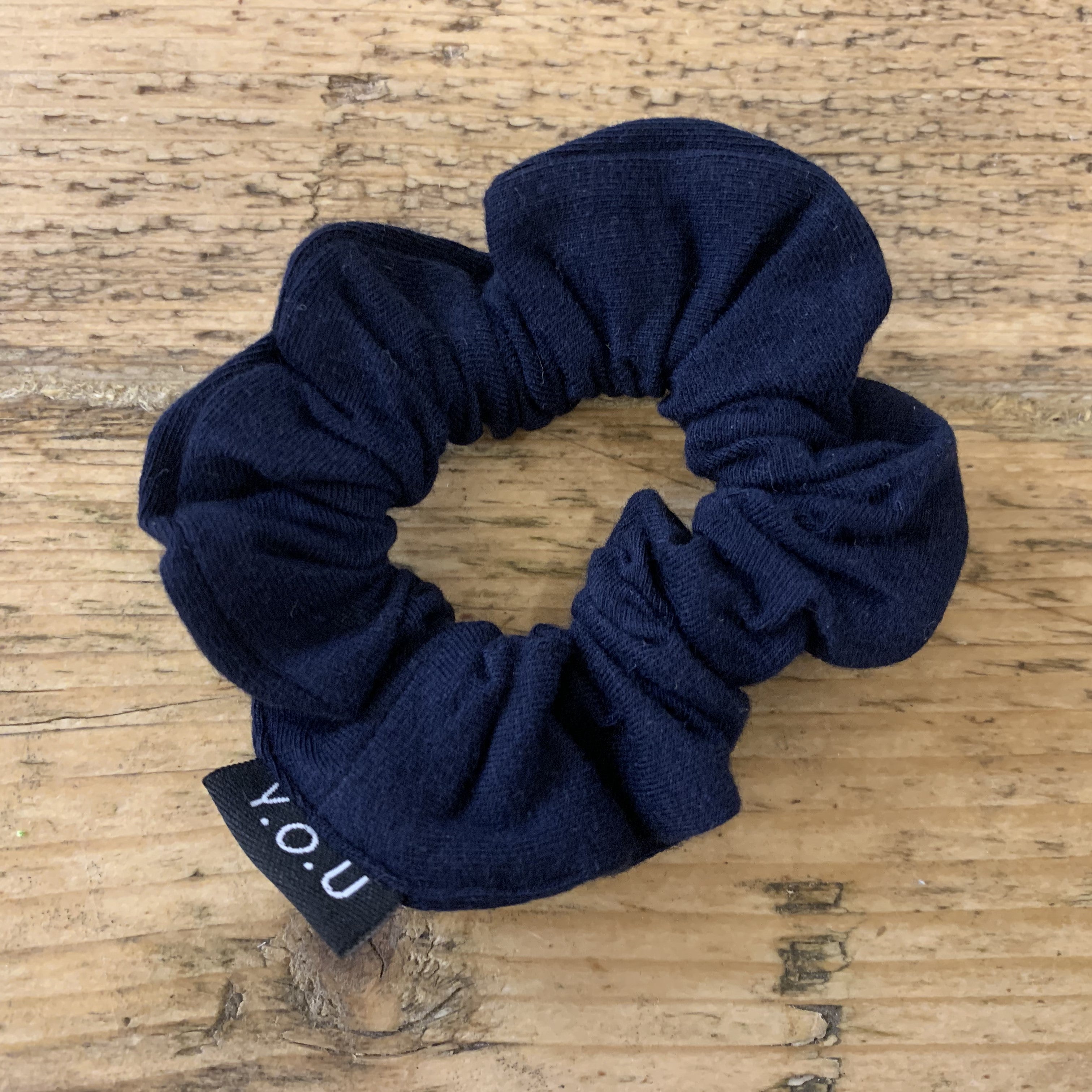 Y.O.U Organic Cotton Scrunchies with Eco Elastic - plain colours