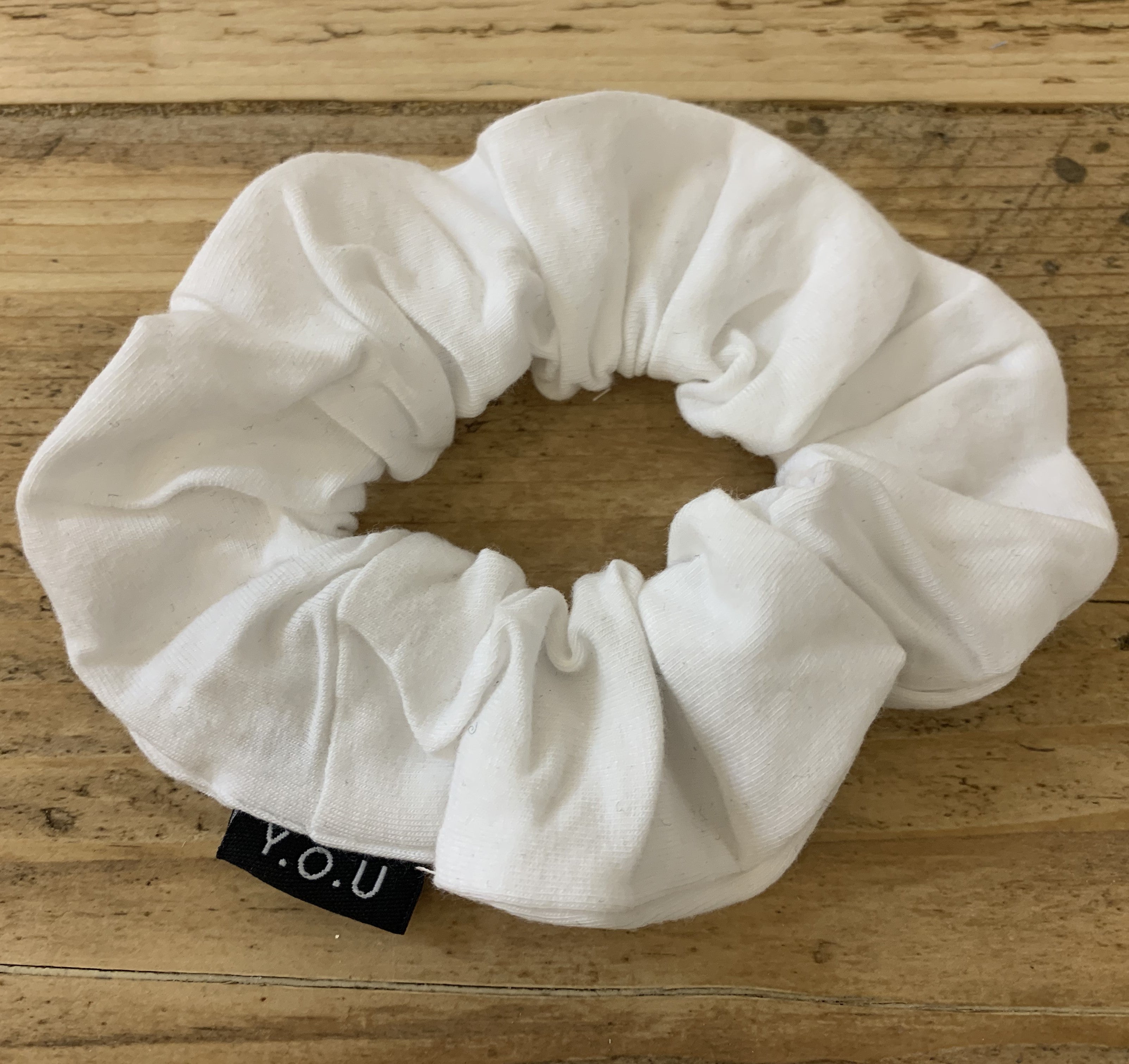 Y.O.U Organic Cotton Scrunchies with Eco Elastic - plain colours