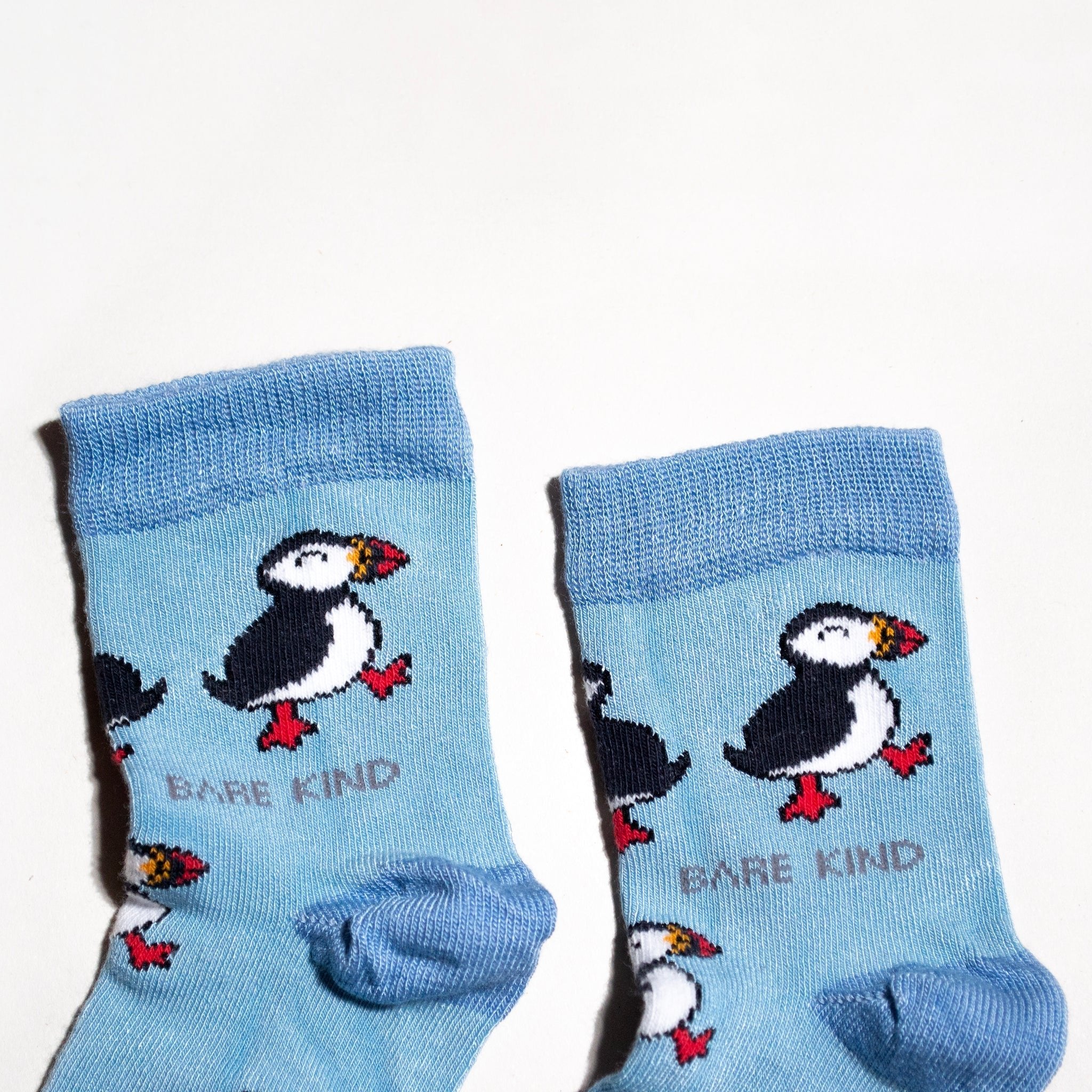 Bare Kind Bamboo Children's Socks - Save the Puffins - Y.O.U underwear