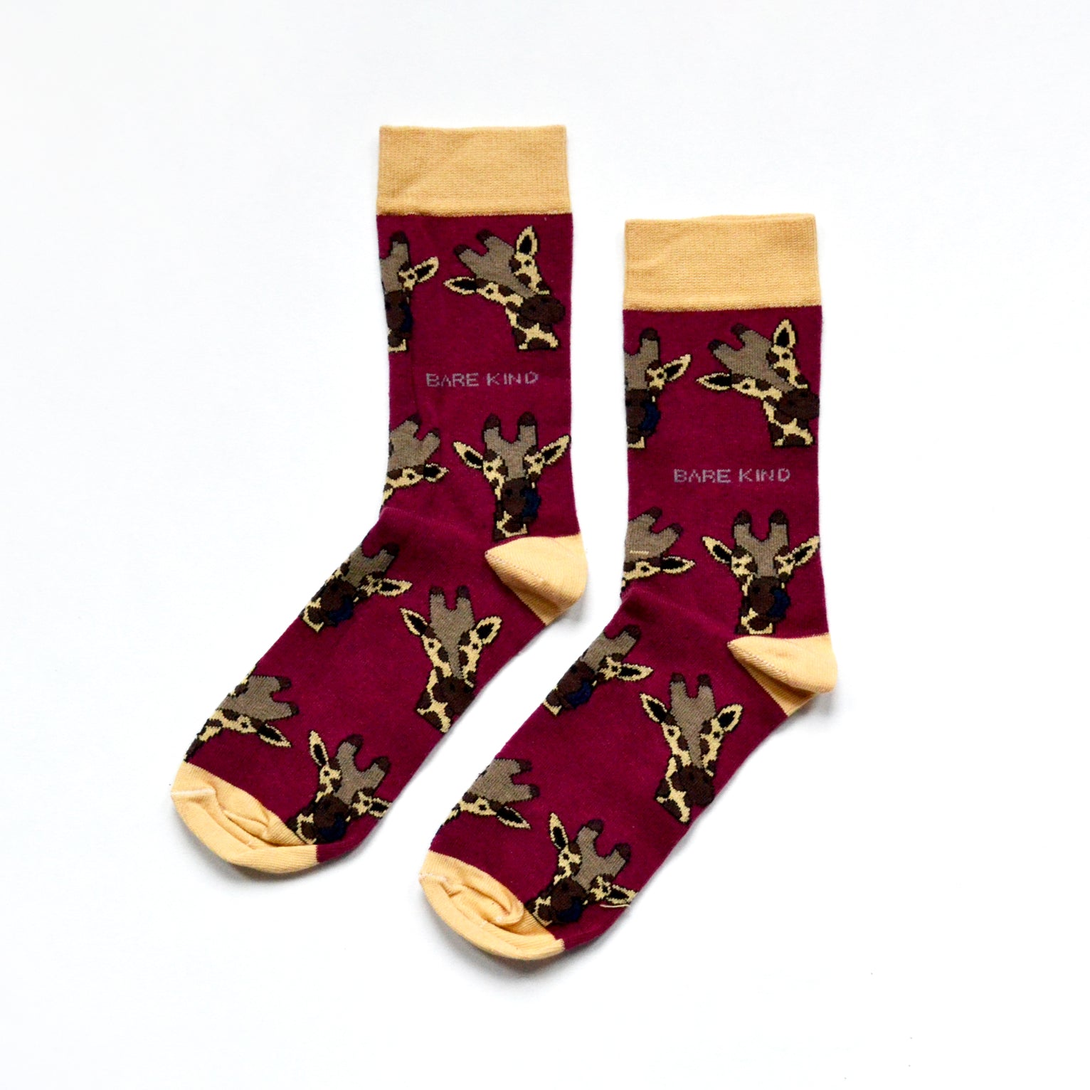 Bare Kind Bamboo Socks - Save the Giraffes - Y.O.U underwear