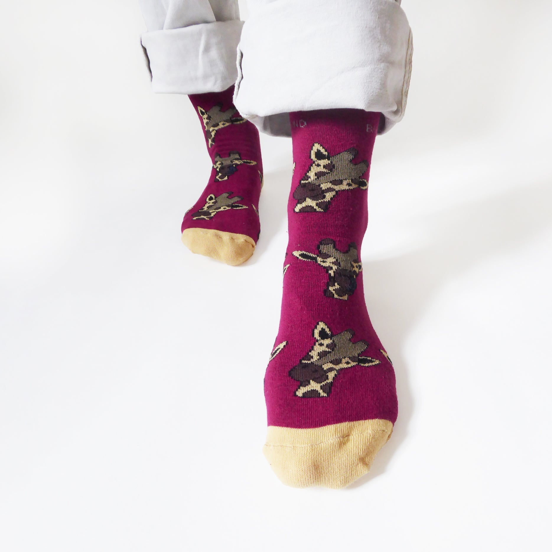 Bare Kind Bamboo Socks - Save the Giraffes - Y.O.U underwear