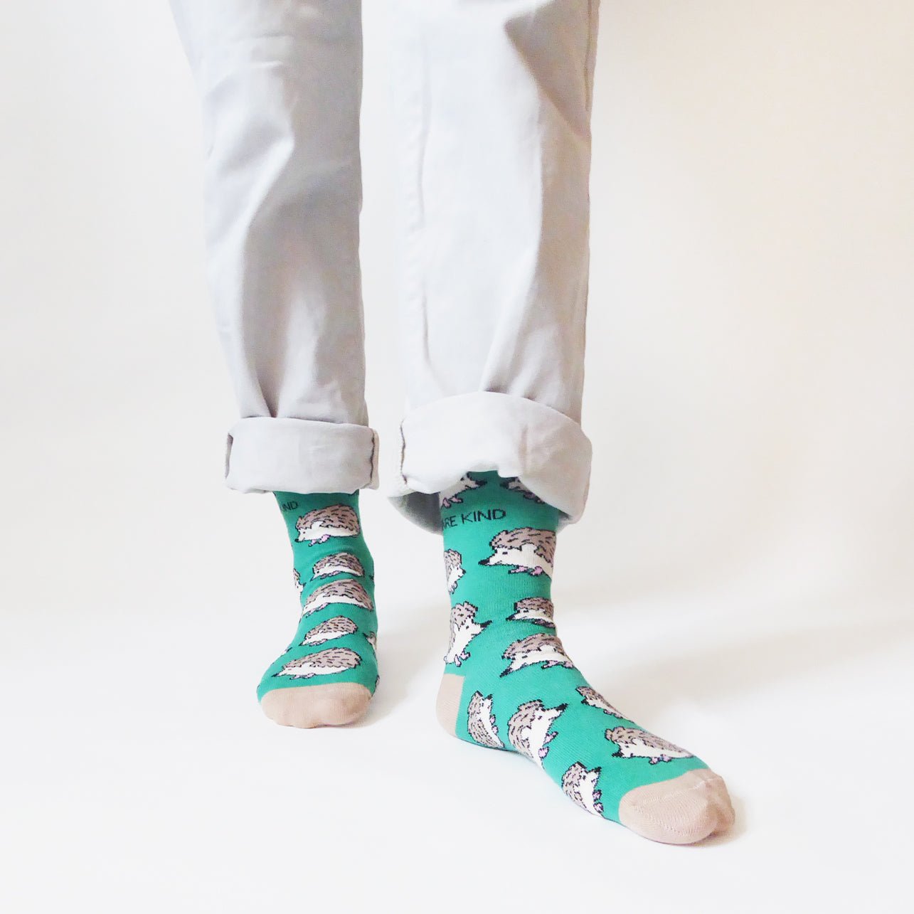 Bare Kind Bamboo Socks - Save the Hedgehog (brown) - Y.O.U underwear