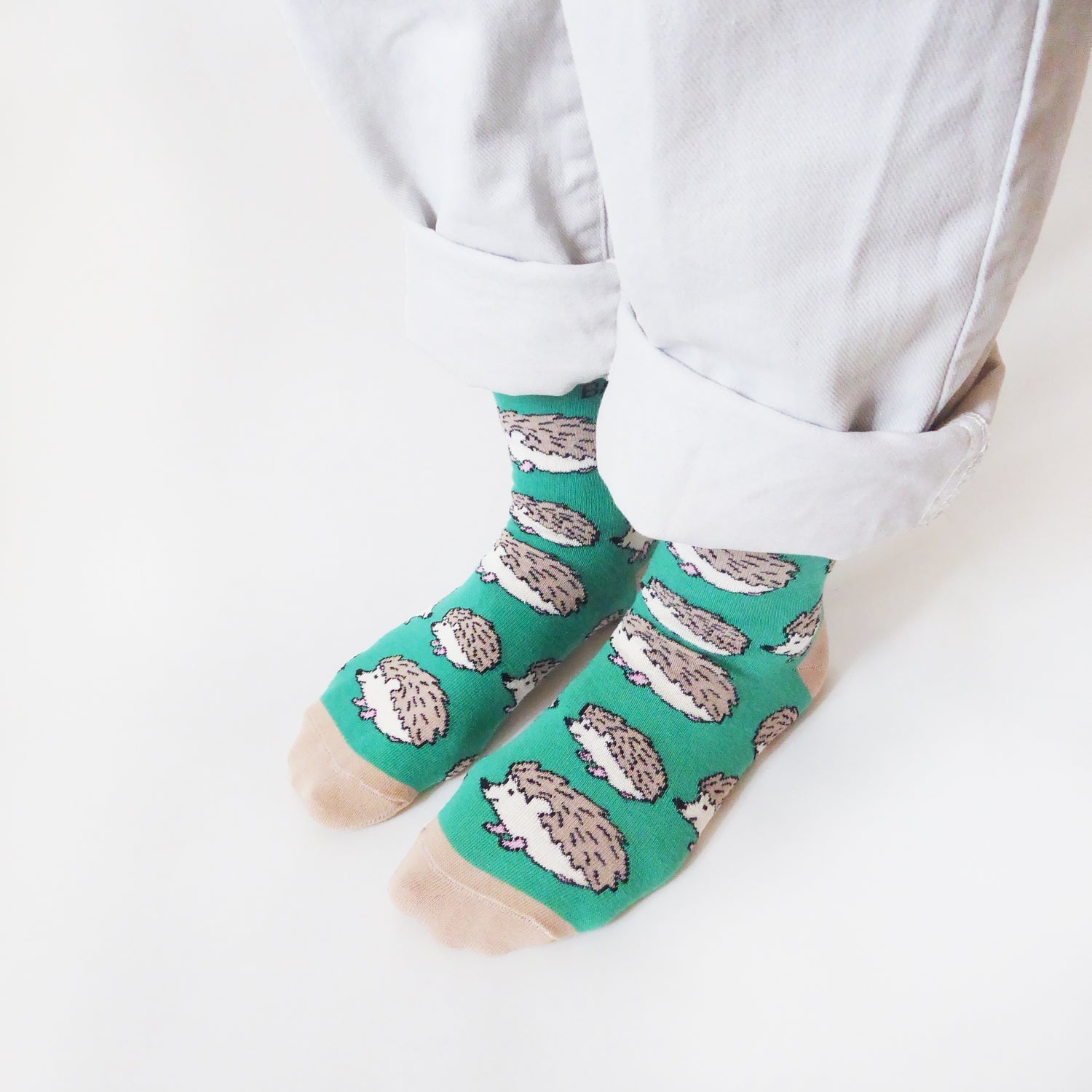 Bare Kind Bamboo Socks - Save the Hedgehog (brown) - Y.O.U underwear