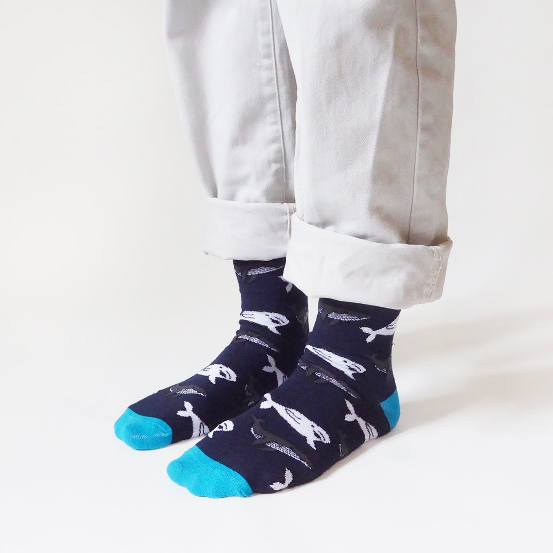 Bare Kind Bamboo Socks - Save the Whales - Y.O.U underwear