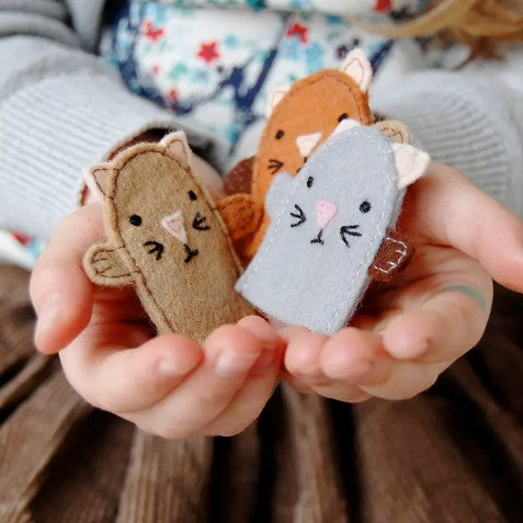 Make Your Own Kitten Finger Puppets Craft Kit