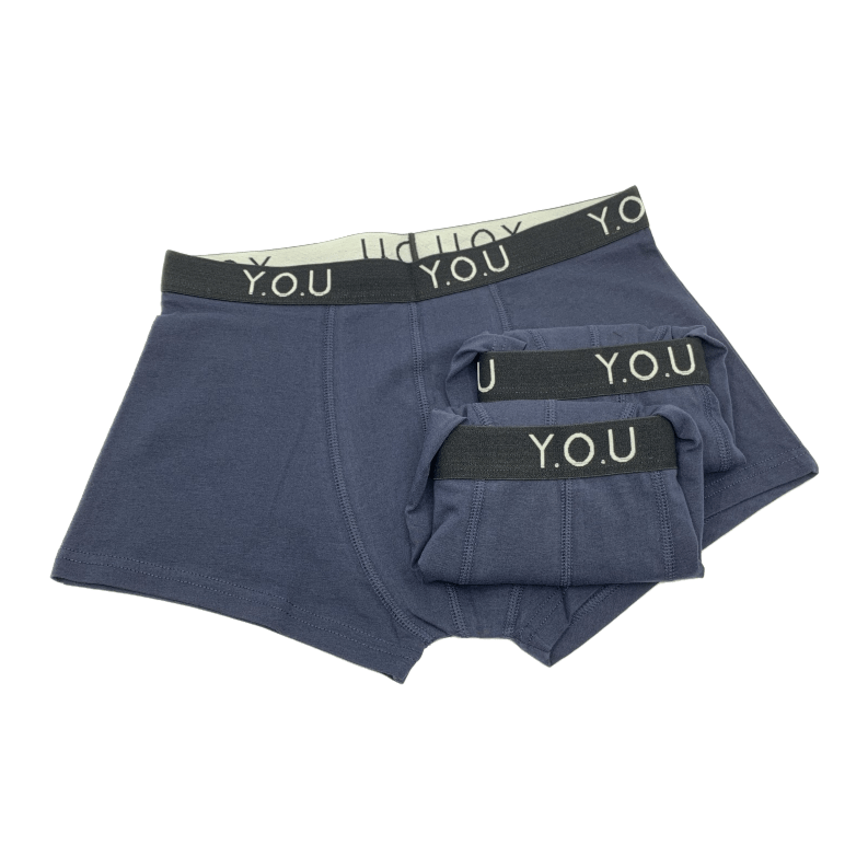 Men's Organic Cotton Hipster Trunks - pack of 3 - Y.O.U underwear