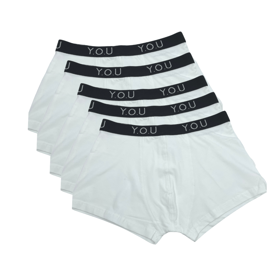 Men's Organic Cotton Hipster Trunks - pack of 5 - Y.O.U underwear