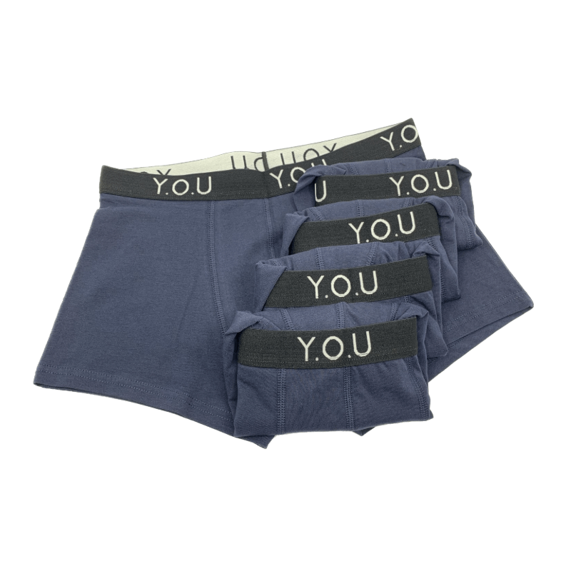 Men's Organic Cotton Hipster Trunks - pack of 5 - Y.O.U underwear