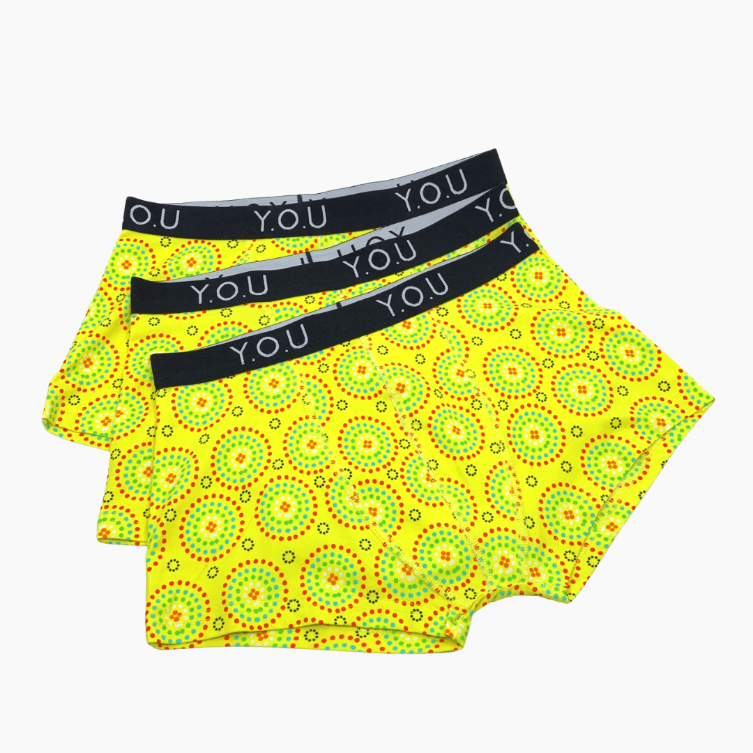Men's Organic Cotton Mara Hipster Trunks - pack of 3 - Y.O.U underwear