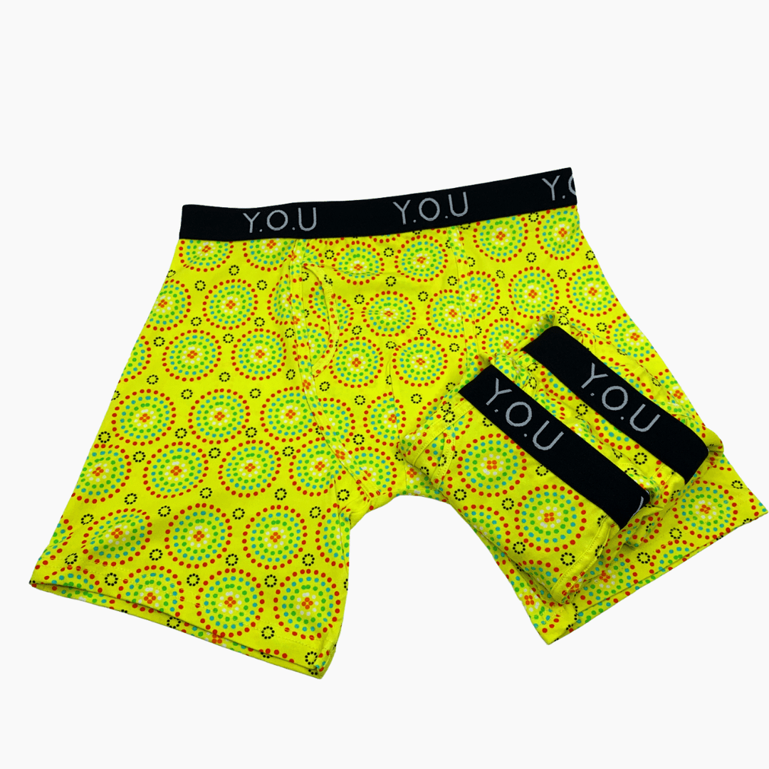 Men's Organic Cotton Mara Longer - Leg Trunks - pack of 3 - Y.O.U underwear
