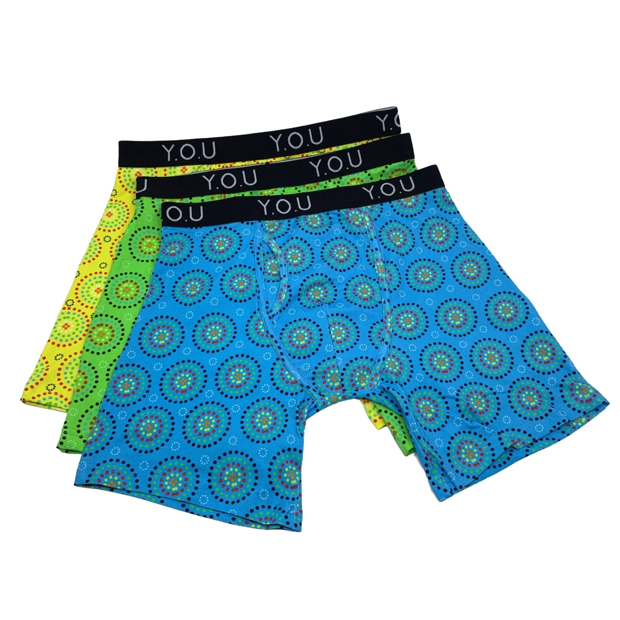 Men's Organic Cotton Mara Longer - Leg Trunks - pack of 3 - Y.O.U underwear