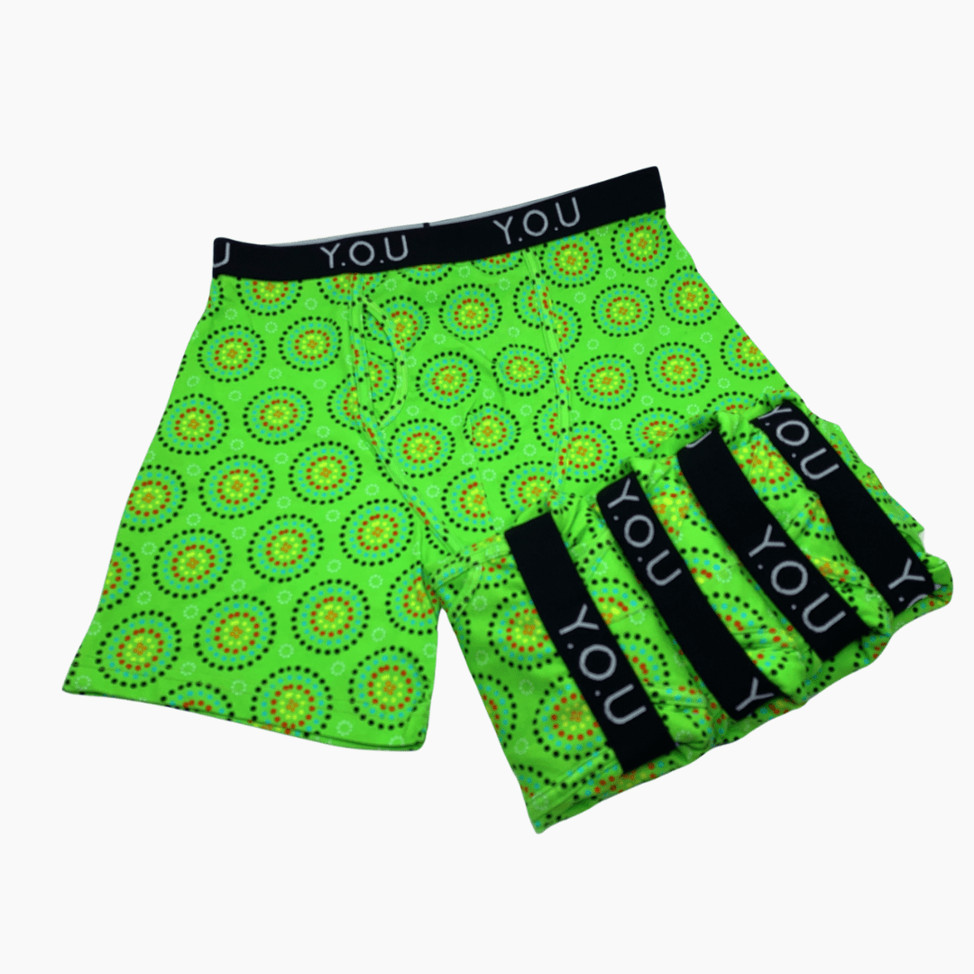 Men's Organic Cotton Mara Longer - Leg Trunks - pack of 5 - Y.O.U underwear