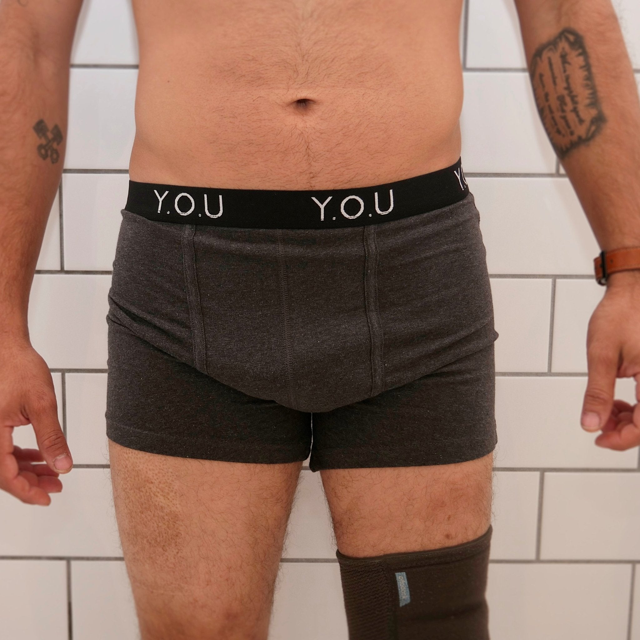 Men’s organic cotton mid - length trunks - pack of 3 - Y.O.U underwear