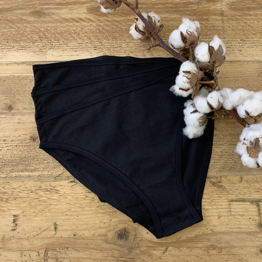 Women's organic cotton mid-rise bikini bottoms - pack of 3