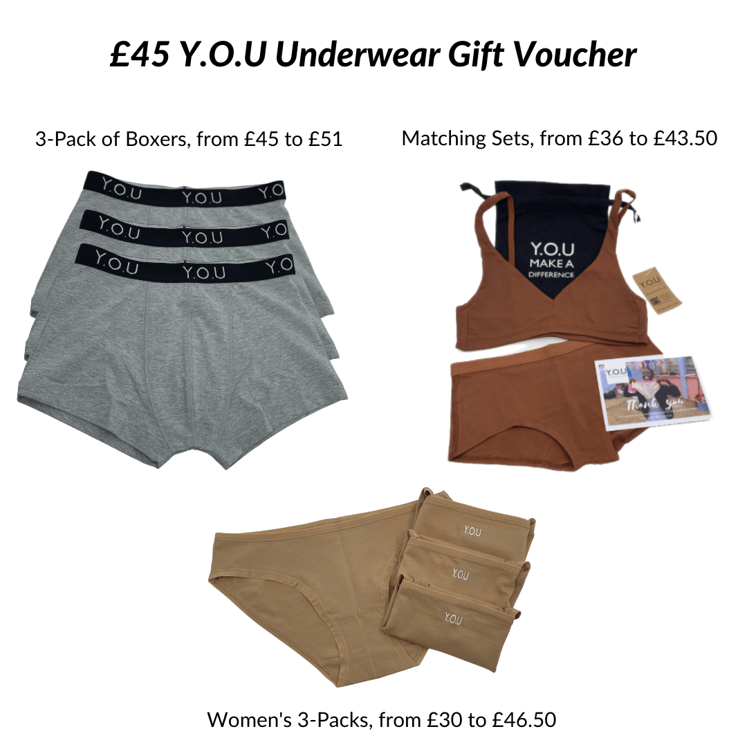 Y.O.U Underwear - e - Gift Voucher - Y.O.U underwear